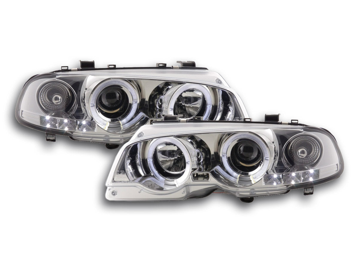 Scheinwerfer Set BMW 3er E46 Coupe/Cabrio 98-02 chrom Scheinwerfer Set BMW 3er E46 Coupe/Cabrio 98-02 chrom
